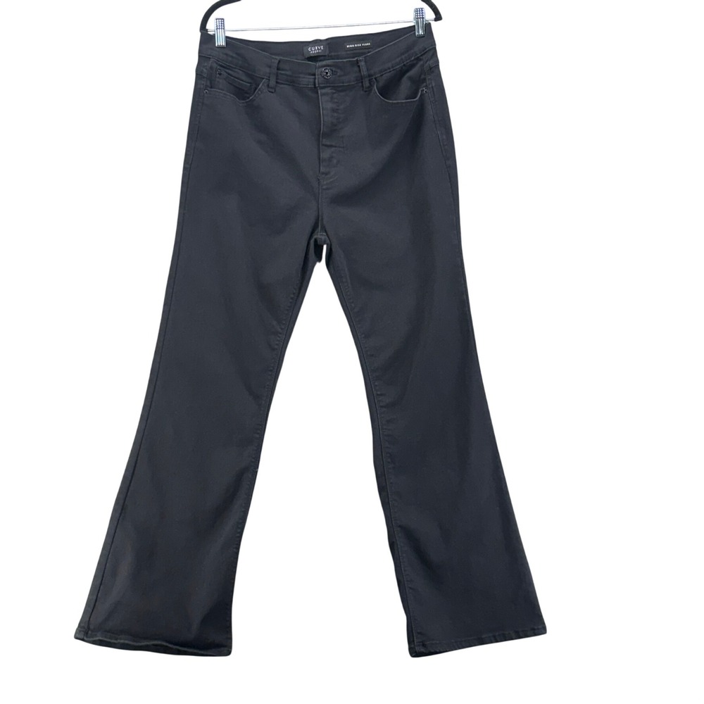 Curve Appeal Bootcut Jeans Black 14/32